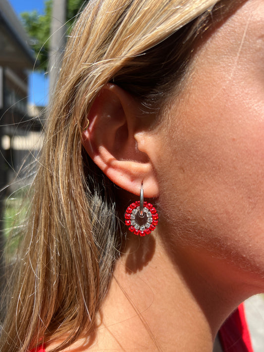Caravanas Doble Strass