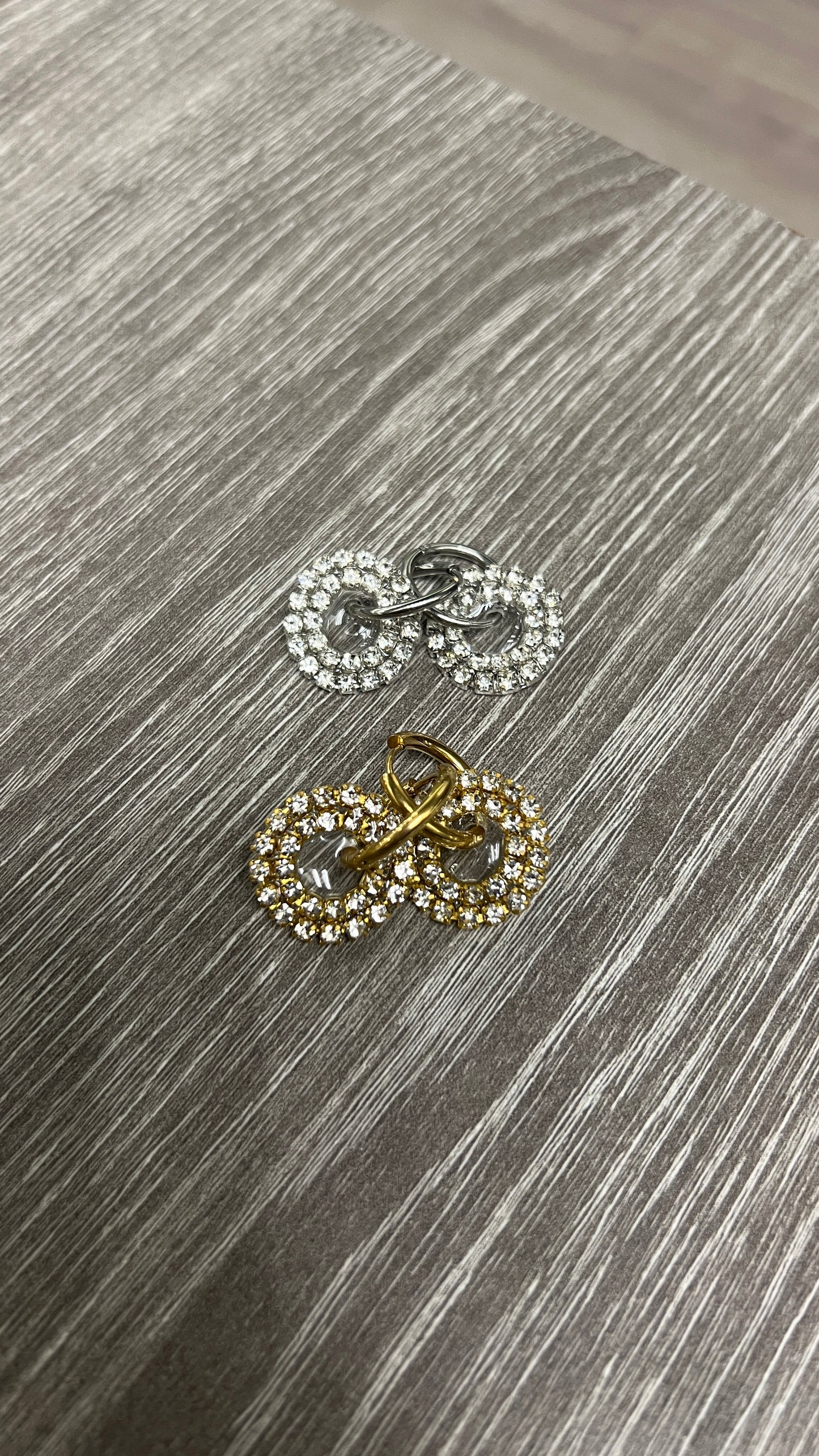 Caravanas Doble Strass
