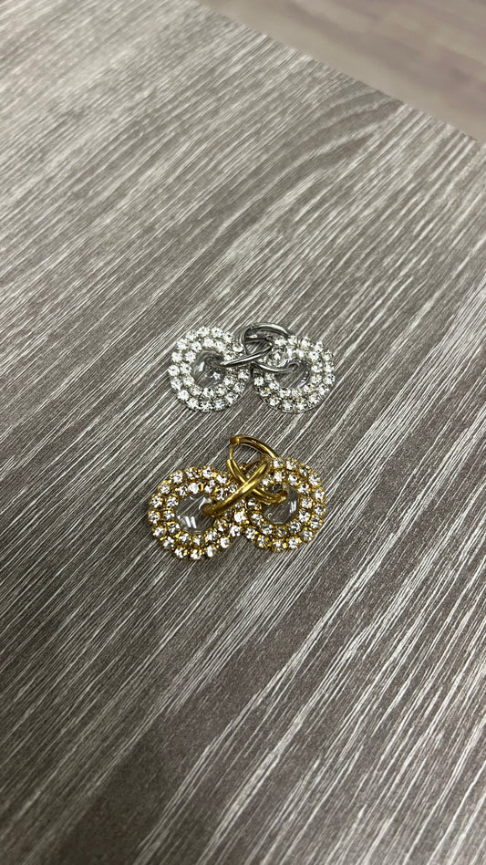 Caravanas Doble Strass