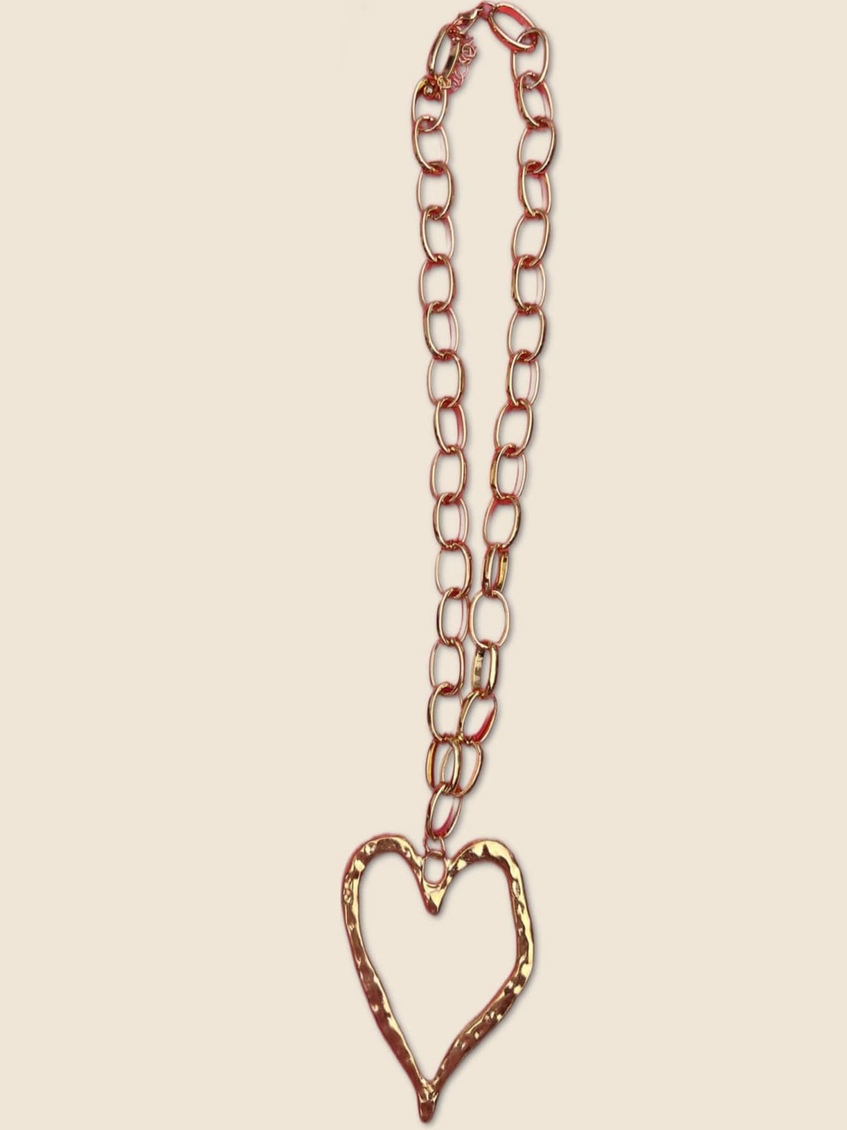 Collar Corazón plateado