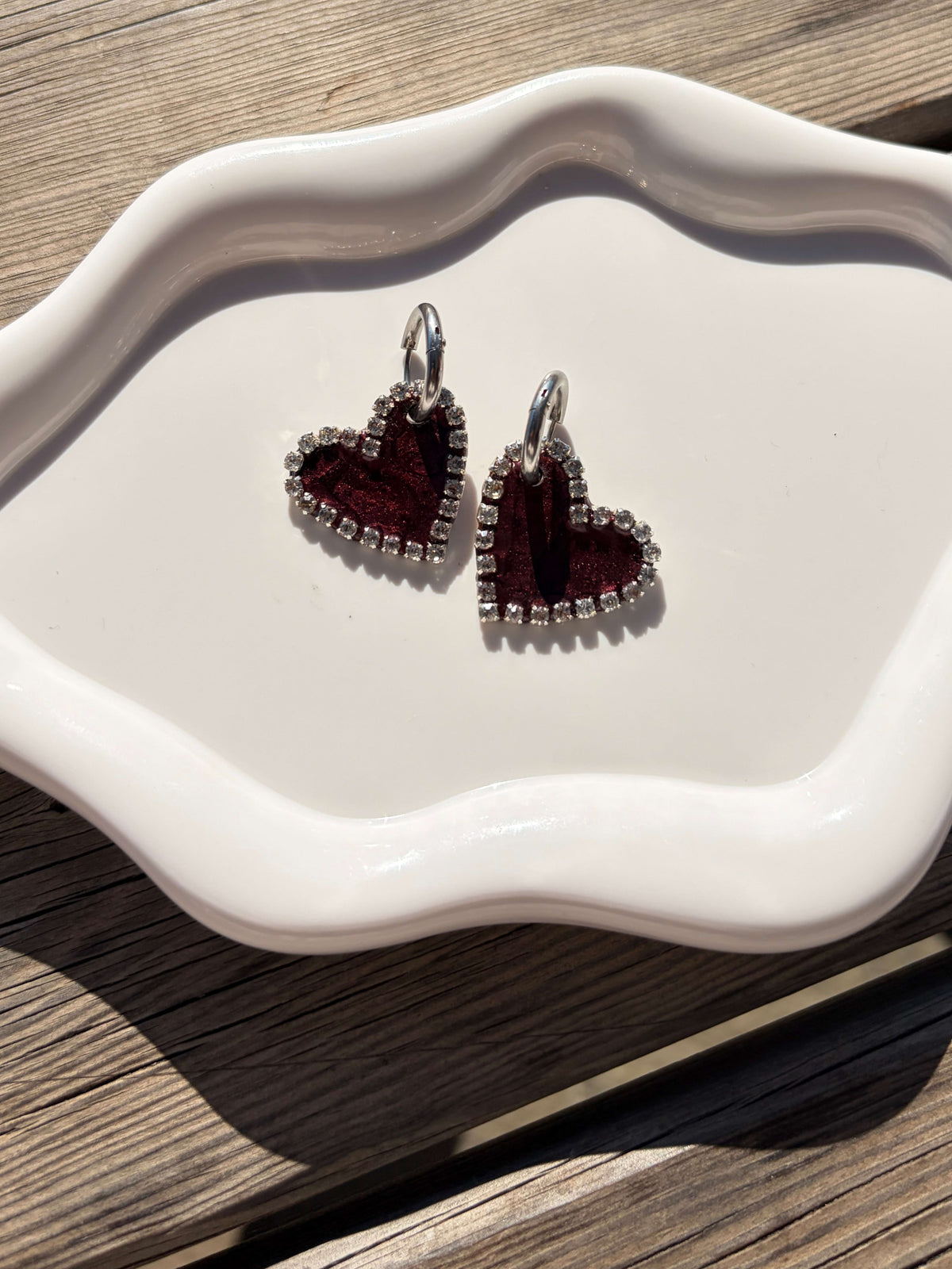 Caravanas Corazón Shiny 1